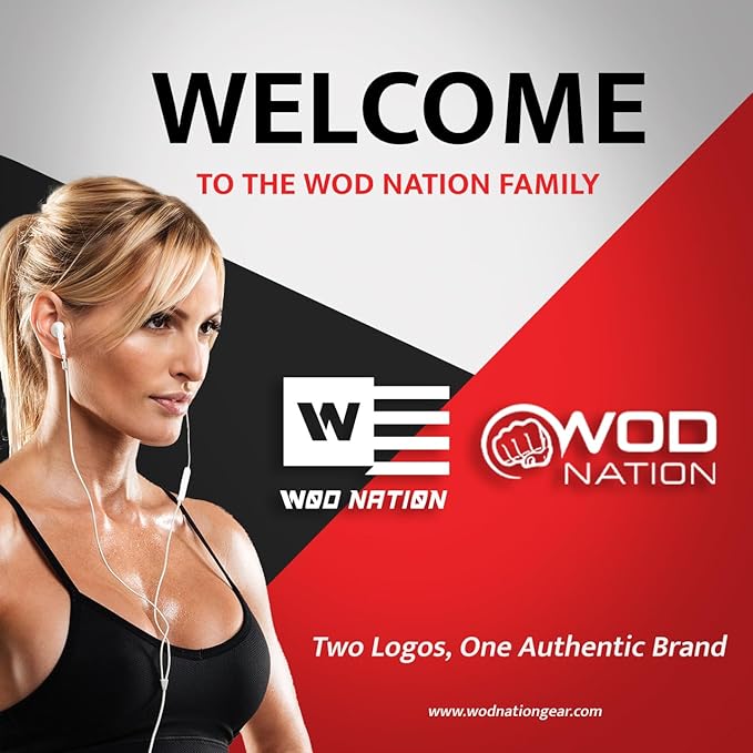WOD Nation Wrist Wraps for Weightlifting & Strength Training – Professional Gym Straps w/Thumb Loop for Men & Women