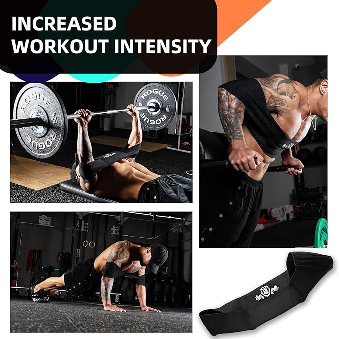 MANUEKLEAR Bench Press Band, Sling Bench Press Band for Men and Women Power Weight Lifting Fitness - Push Up Exercise Assistance Bench Block Increase Strength Gym Workout Equipment