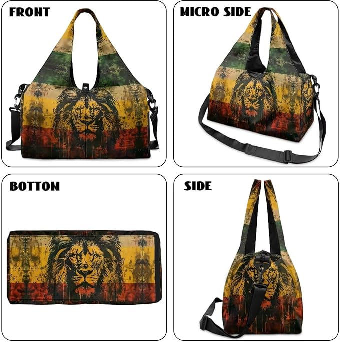 Yoga Mat Bag for Women Men Large Carryall Tote with Adjustable Shoulder Strap for Gym Yoga Travel Pilates Office