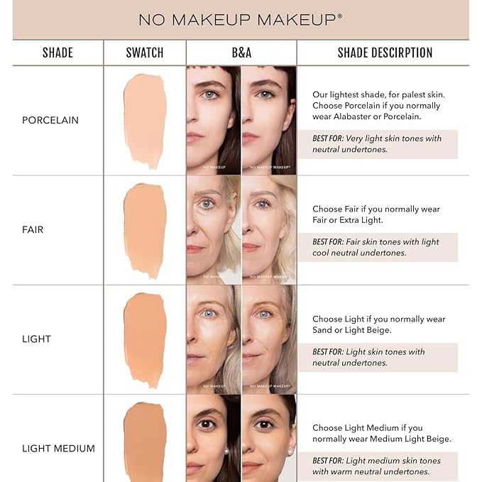 Long-Lasting Lightweight Foundation & Brush Duo | Cruelty-Free, Fragrance-Free, Buildable, Transfer-Proof Makeup (Fair)