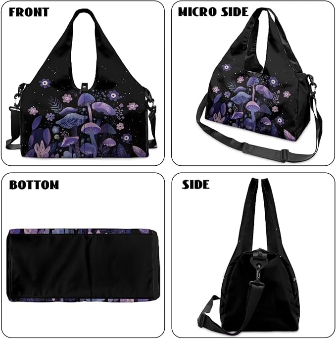 Yoga Mat Bag for Women Men Large Carryall Tote with Adjustable Shoulder Strap for Gym Yoga Travel Pilates Office