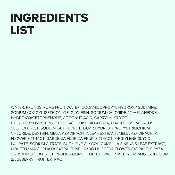 Beauty of Joseon Green Plum Refreshing Cleanser Gel Type Deep Pore Cleansing, Acne Face Wash, Blackhead Remover for All Skin Types, Korean Skincare 200ml, 6.76 fl.oz