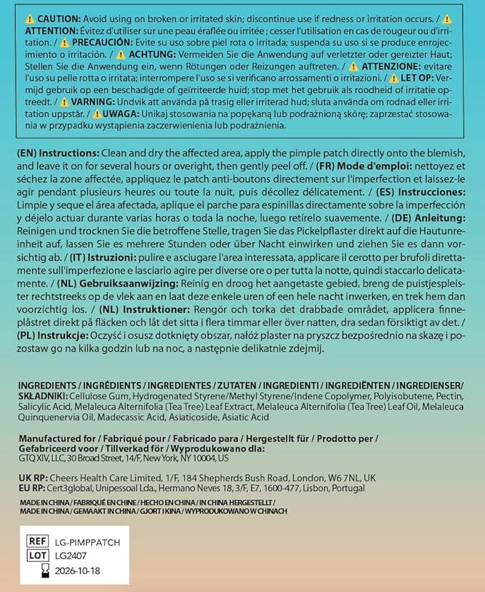 grace & stella Pimple Patches for Face (66 Dots) - Hydrocolloid Acne Patches for Face - Invisible Zit Stickers - Flatten Spots in 6-8 Hrs