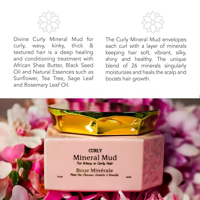 Hydration and Curly Mineral Mud (Curly & Wavy Hair, 8.5oz)
