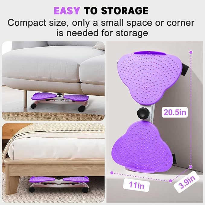 Waist Twisting Machine, Noiseless Ab Twist Board, 260 lbs Capacity, Twist Exercise Machine Home Gym Fitness Tool for Women Slim Waist and Core Ab Exercise