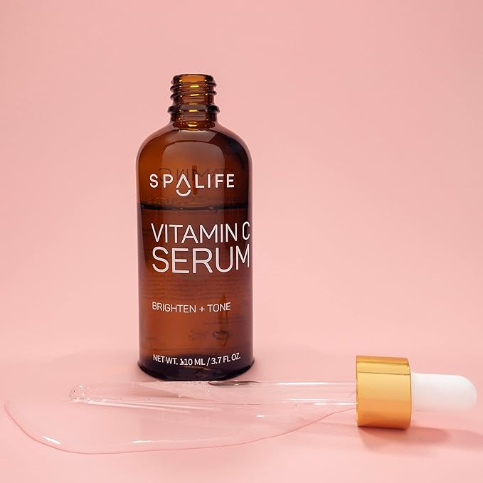 Spa Life Face Serum: Revitalizing and Tone Vitamin C Serum 110 ML (3.7 oz)