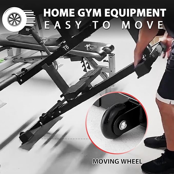 GMWD Adjustable Seated Calf Raise Machine with Band Pegs for Leg Training and Exercise - Home Gym Equipment