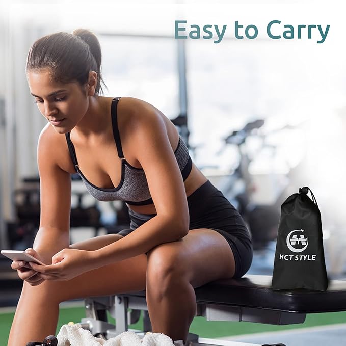 Exercise Band Resistance Bands for Working Out Men and Women Set 5 Different Levels Yoga Pilates,Natural Latex is Non Toxic and Odorless Not curl with Exercise Instructions e Carry Bag.
