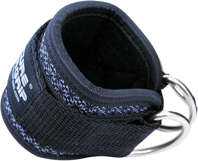 Ankle Straps for Cable Machines Double D-Ring Gym Adjustable Neoprene Premium Cuffs to Enhance Legs Abs & Glutes Kickbacks Workouts Leg Curls Extensions Booty Hip Abductors Exercise for Men & Women