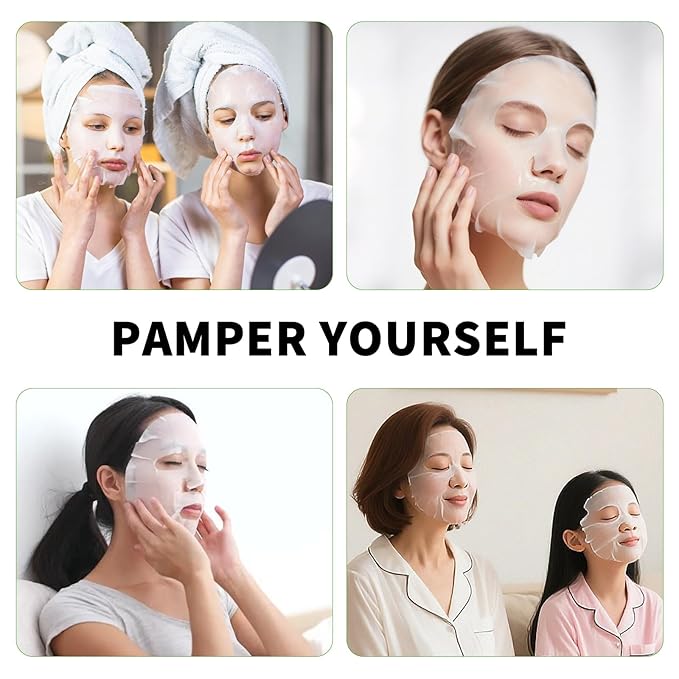 12 Pack Variety Face Masks Skincare for Women Sheet Face Mask for Kids Teens Girls, Hydrating Face Masks for All Skin Types, Bulk Face Mask Set Birthday Spa Party Gift for Kids Teens Girls Women