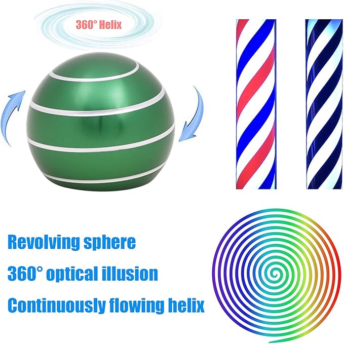 Desk-Fidget-Toys for Kinetic-Toy: Cool-Gadgets Cool-Stuff for Kid Children Teen Adult, Spinning 180 Seconds, Stress Relief Toy for Optical-Illusion Gift for Office School Home Women Men Christmas