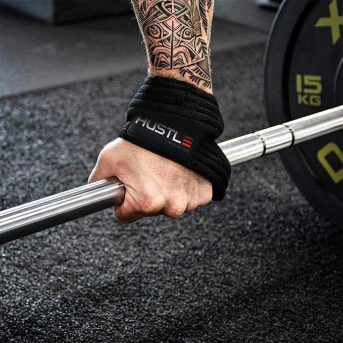 Figure 8 Lifting Straps - Weightlifting Strap Set for Advanced Wrist Support - Exercise Accessories and Gym Workout Equipment for Men and Women to Eliminate Grip Fatigue - Weight Lifting Straps