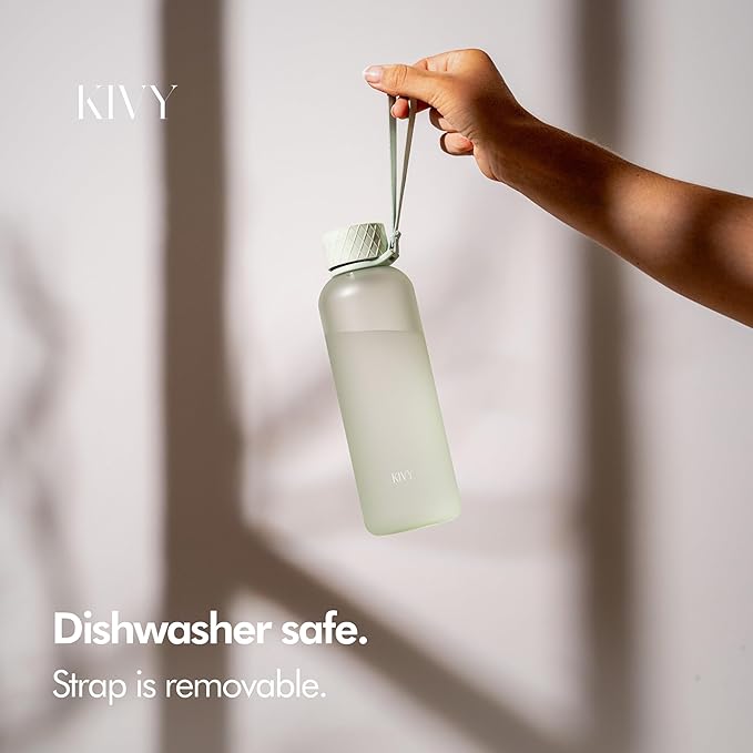 KIVY Tritan Water Bottle 2nd Generation (Light Green, 22oz)