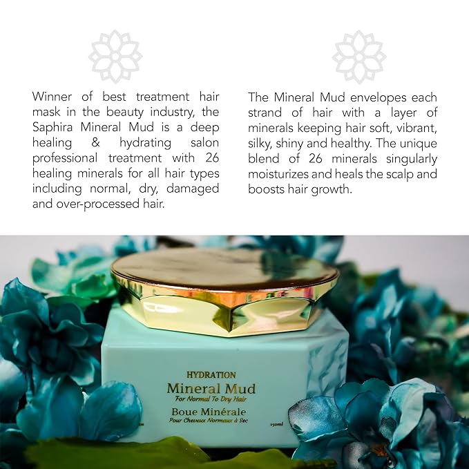 Hydration and Curly Mineral Mud (Normal & Dry Hair, 8.5oz)