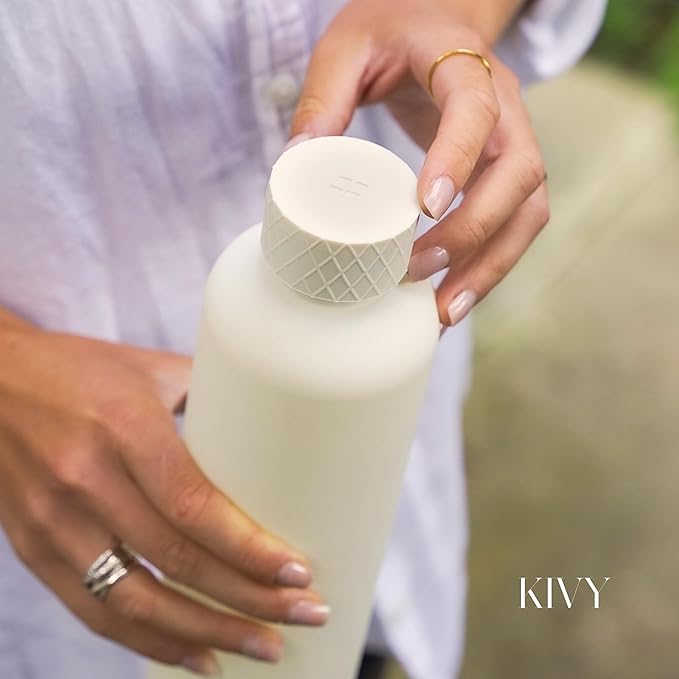 KIVY Tritan Water Bottle 2nd Generation (Navy Blue, 22oz)