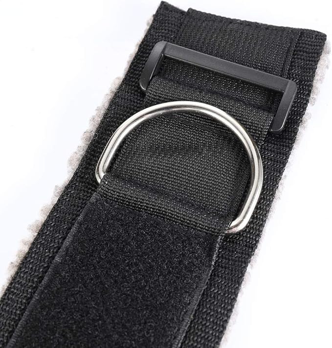 MOOCY Gym Ankle Straps for Cable Machines, Adjustable Ankle Cuffs for Cable Machine, Fleece Lined Ankle Strap for Kickbacks and Glute Workouts, Ankle Cable Straps for Booty Workout