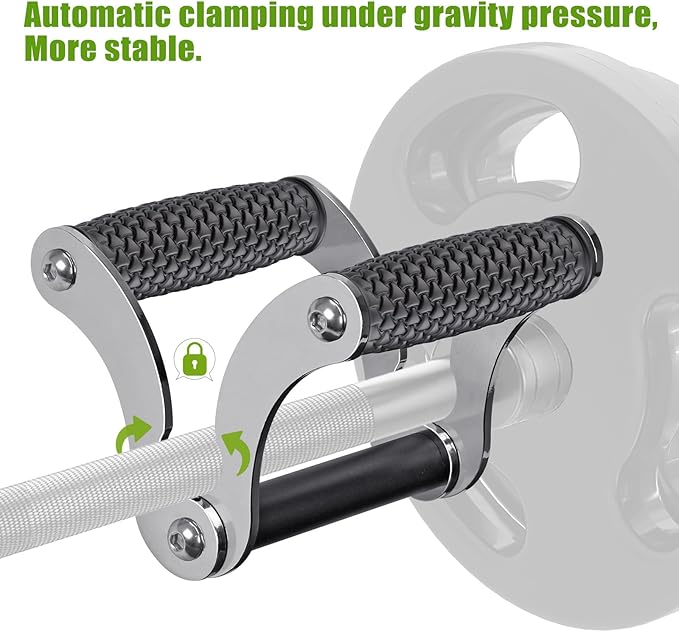 Kipika Landmine Attachment for Olympic Barbell Bars, Wall Mount Landmine Attachment, V Bar Row Landmine Handle and Viking Press Landmine Handle, Versatile Strength Training Equipment for Home Gym