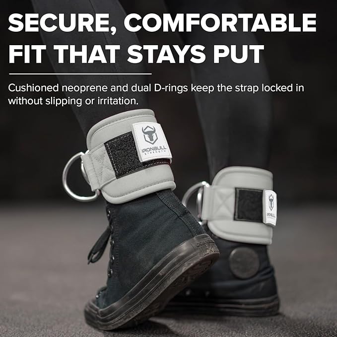 Women's Ankle Strap for Cable Machines & Resistance Bands: Gym & Home Workout Cuff Attachment for Leg Extensions, Kickbacks, Hip Abductors - Booty Exercises