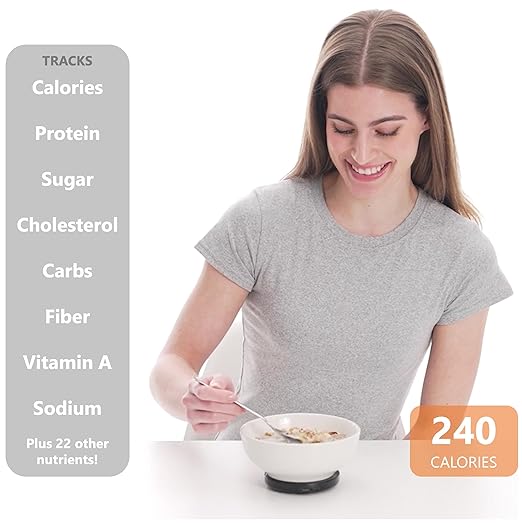Food Scale, Portable, Rechargeable Travel Size. Smart Calories Calculator for Weight Loss, Nutrition, Diabetes, Meal Prep, Diet - Pocket Digital Coffee Scales - Free GOURMETMILES App