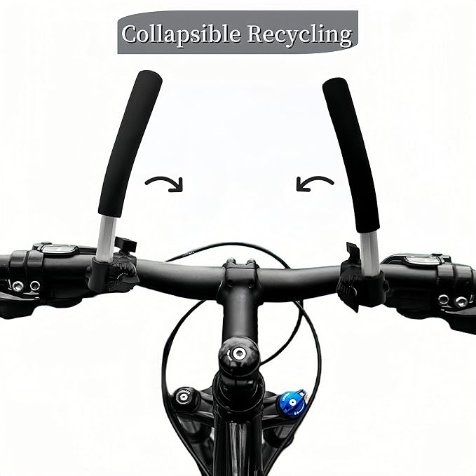 Wheelchair Handle Extenders,Adjustable Stroller Extension Rack,Universal Handlebar Extension Push Bar for Wheel Chair & Indoor Exercise Bike for Adults-2 Pack