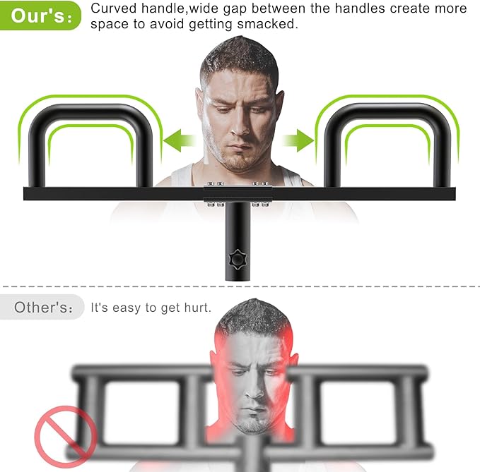 Kipika Landmine Attachment for Olympic Barbell Bars, Wall Mount Landmine Attachment, V Bar Row Landmine Handle and Viking Press Landmine Handle, Versatile Strength Training Equipment for Home Gym