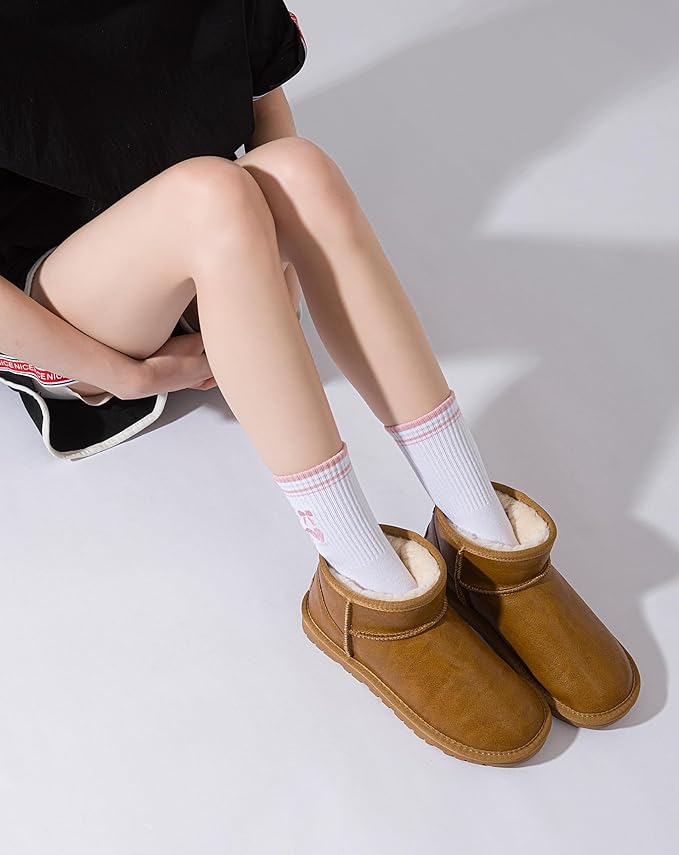 Yawlsow Pilates Grip Socks for Women Yoga Grippy Socks Cute Barre Non Skid Athletic Crew Sticky Sock Workout Hospital