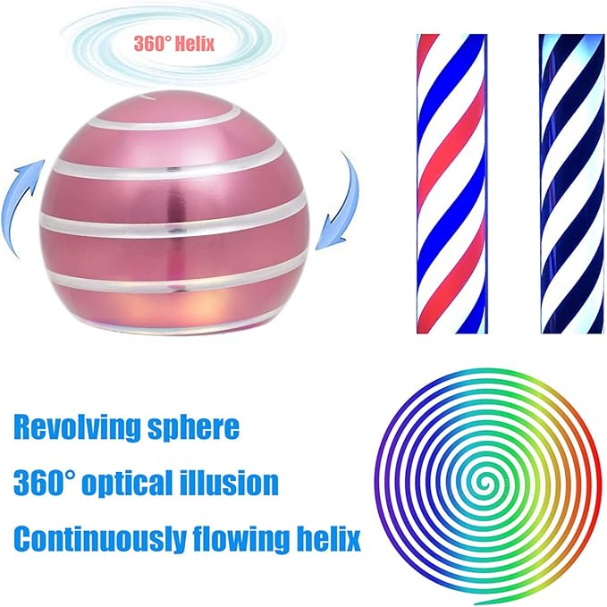 Desk-Fidget-Toys for Kinetic-Toy: Cool-Gadgets Cool-Stuff for Kid Children Teen Adult, Spinning 180 Seconds, Stress Relief Toy for Optical-Illusion Gift for Office School Home Women Men Christmas