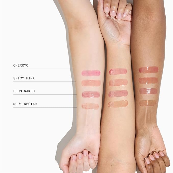 Beauty Pie Wondergloss Collagen Lip Oil + Spicy Pink 0.13 fl oz – Hydrating, Plumping, Non‑Sticky Lip Oil Gloss Hybrid with Collagen AC Micro‑Vectors & Cherry Hibiscus Oils
