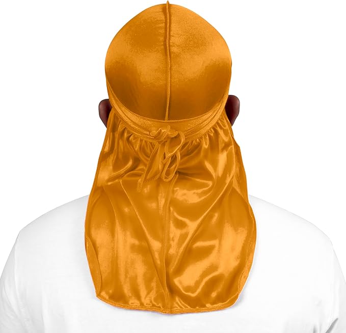ForceWave 2 Pieces Silky Durag Pack for Men Women Waves, Premium Satin Deluxe Du-rag