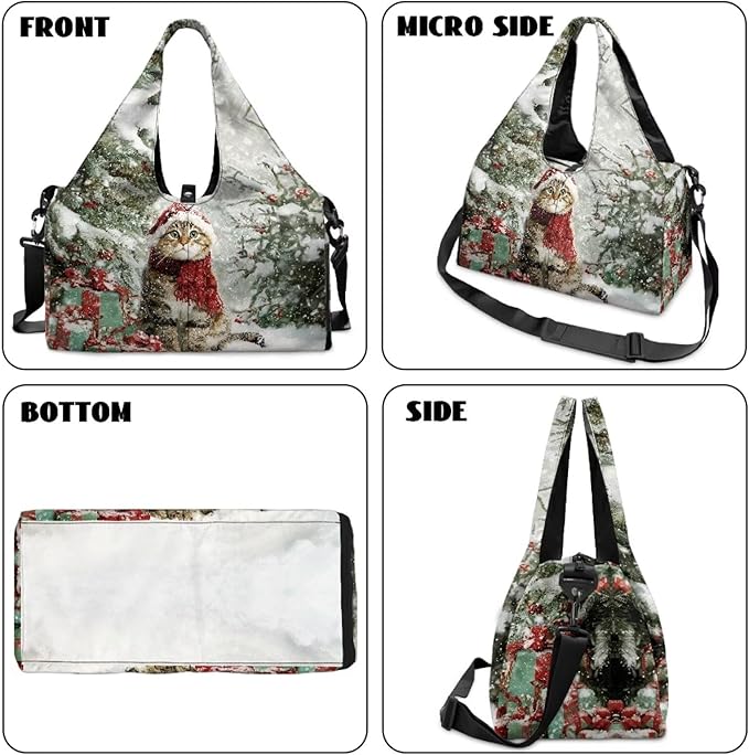 Yoga Mat Bag for Women Men Large Carryall Tote with Adjustable Shoulder Strap for Gym Yoga Travel Pilates Office