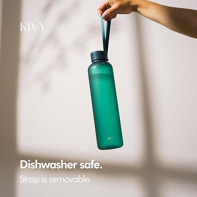 KIVY Tritan Water Bottle 2nd Generation (Teal, 32oz)