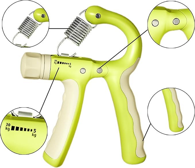 Hand Grip Strengthener for Kids and Youth, Adjustable Resistance Hand Gripper 11-45Lbs, Hand Grips for Strength Training, Stress Relief Grip