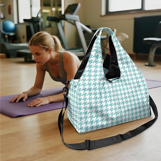 Yoga Mat Bag for Women Men Large Carryall Tote with Adjustable Shoulder Strap for Gym Yoga Travel Pilates Office