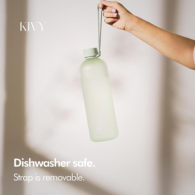 KIVY Tritan Water Bottle 2nd Generation (Light Green, 50oz)