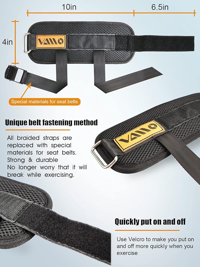 VAIIO Adjustable Weight Dumbbell Ankle Straps, Ankle Bands for Working Out Booty Workouts-Kickbacks, Leg Extensions, Lower Body Strength Training, Pelvis Muscle Exerciser for Men and Women