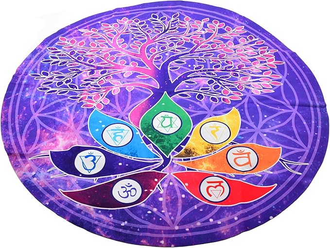 FMTY Perfect Pitch Crystal Singing Bowl 14 inch Washable Healing Bowl Cushion 52"Meditation Sound Bowl with Singing Bowls Mat for Relaxation, Yoga, Chakra Healing, Stress Relief (C Note, 14 inch)