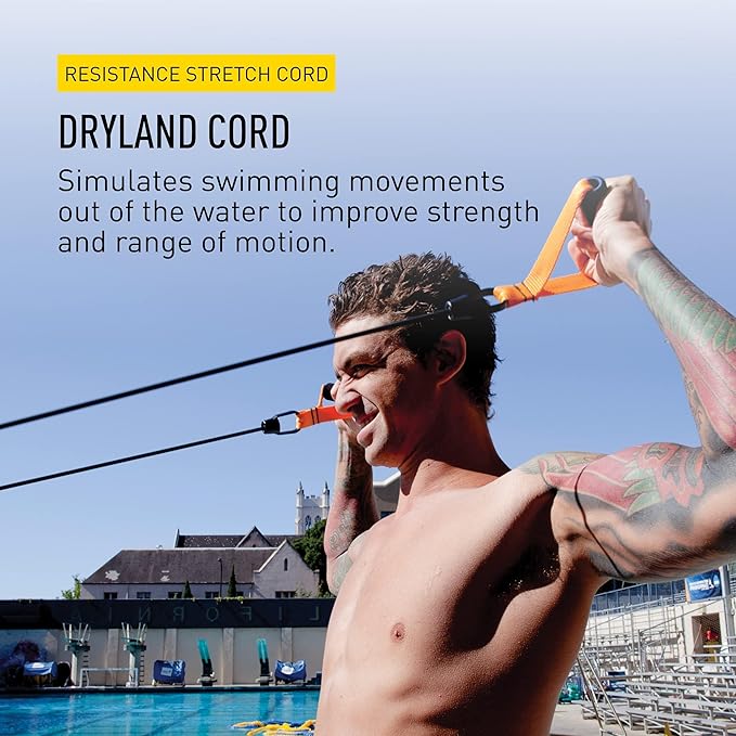 FINIS Dryland Cords - Swim Resistance Bands for Strength & Flexibility - Simulates Swim Strokes - All Ages