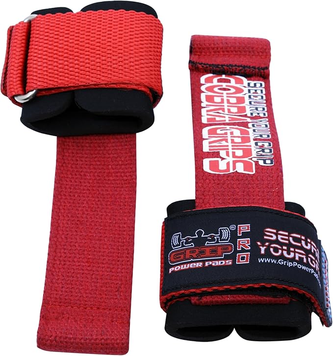 Lifting Dowel Straps Neoprene Padded Wrist Wraps Power Weight Lifting Training Gym Grips Straps Wrist Support Bandage Set of 2 Alternative to Hooks
