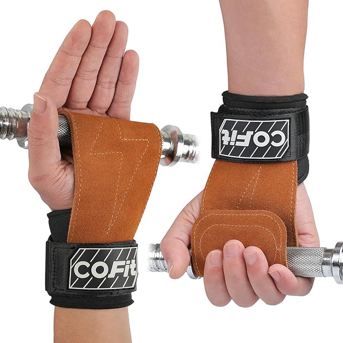 COFIT Wrist Straps for Weightlifting, Workout Wrist Wraps with Dual-Layer Oxford Leather, Enhanced Grip for Optimal Hand and Wrist Protection, Gym Lifting Straps for Deadlift and Powerlifting