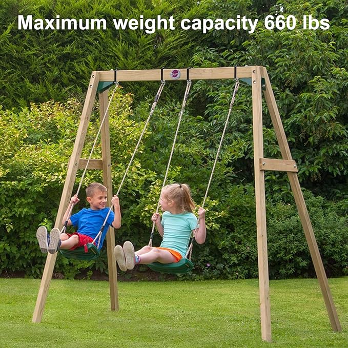 4 Pcs Heavy Duty Swing Hanger Swing Set Accessories for Wooden Sets Snap Hooks Hardware Swing Set Attachments Porch Playground Indoor/Outdoor