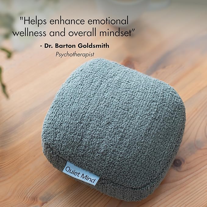 Quiet Mind 1.5 lb Weighted Stress Squeeze Ball – Soft Squishy Fidget Gadget for Adults – Help Relieve Stress, Anxiety, Tension - Promotes Focus, Clarity - Sensory Ball for Desk, Office, or Home Use