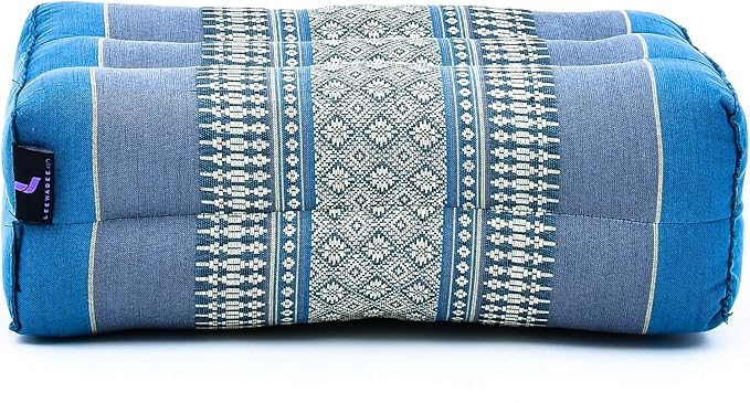 Leewadee Yoga Block – Floor Cushion for Yoga Practice, Meditation Seat Cushion for Workouts Filled with Kapok