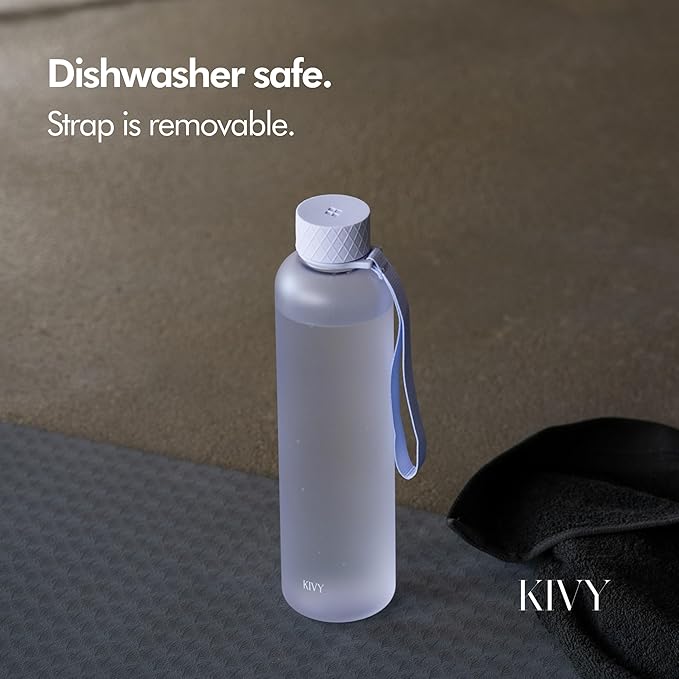 KIVY Tritan Water Bottle 2nd Generation (Light Blue, 32oz)