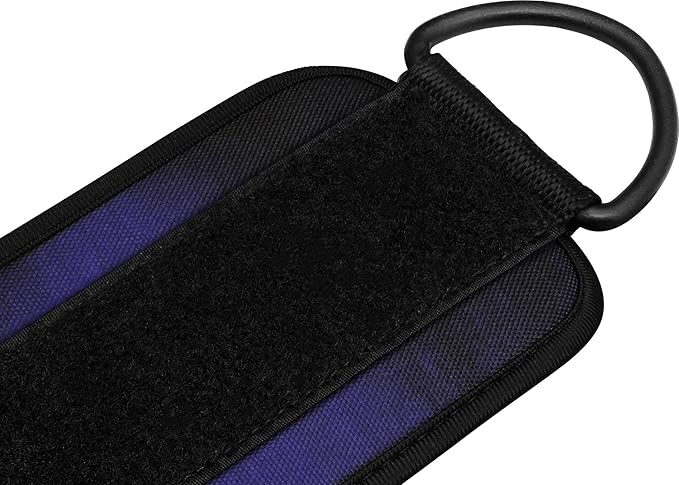 RDX Ankle Straps for Cable Machines – 7MM Neoprene Padded 10"x4" Adjustable Gym Cuffs with Dual D-Rings – Weight Attachments for Wrist Glutes Leg Kickbacks Hip Abduction Strength Workouts – Men Women