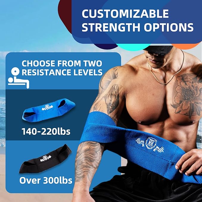 MANUEKLEAR Bench Press Band, Sling Bench Press Band for Men and Women Power Weight Lifting Fitness - Push Up Exercise Assistance Bench Block Increase Strength Gym Workout Equipment
