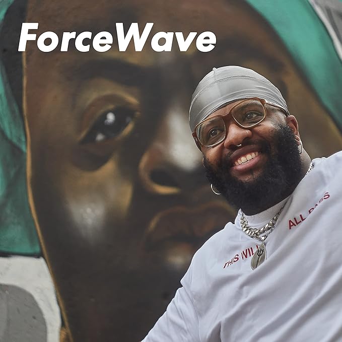 ForceWave 2 Pieces Silky Durag Pack for Men Women Waves, Premium Satin Deluxe Du-rag