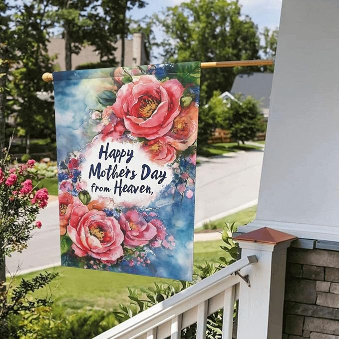 Mother Day Garden Flag 12x18 In Double Sided Yard Flags Lawn Sign Decor No Flagstand