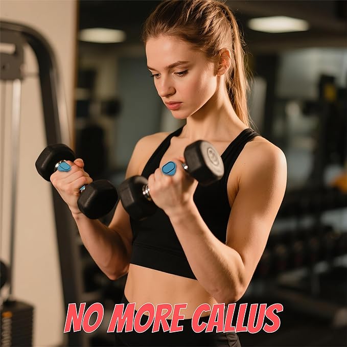 Gym Grips for Hand Protection – Anti-Slip Silicone Palm Protectors, Calluses Protection for Versatile Workouts & Strength Training, Lightweight & Portable (LGBTQ+ Friendly, No Sweaty)