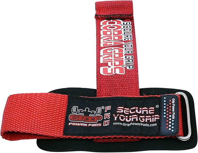 Lifting Dowel Straps Neoprene Padded Wrist Wraps Power Weight Lifting Training Gym Grips Straps Wrist Support Bandage Set of 2 Alternative to Hooks