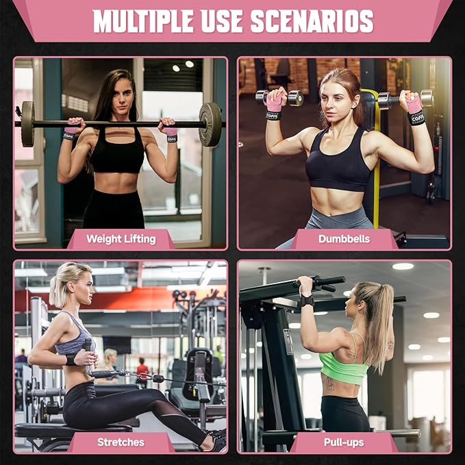 COFIT Wrist Straps for Weightlifting, Workout Wrist Wraps with Dual-Layer Oxford Leather, Enhanced Grip for Optimal Hand and Wrist Protection, Gym Lifting Straps for Deadlift and Powerlifting